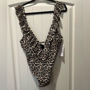 HYBRID WOMEN’S HIGH CUT ONE-PIECE SWIMSUIT. SIZE X-LARGE. NWT’S.